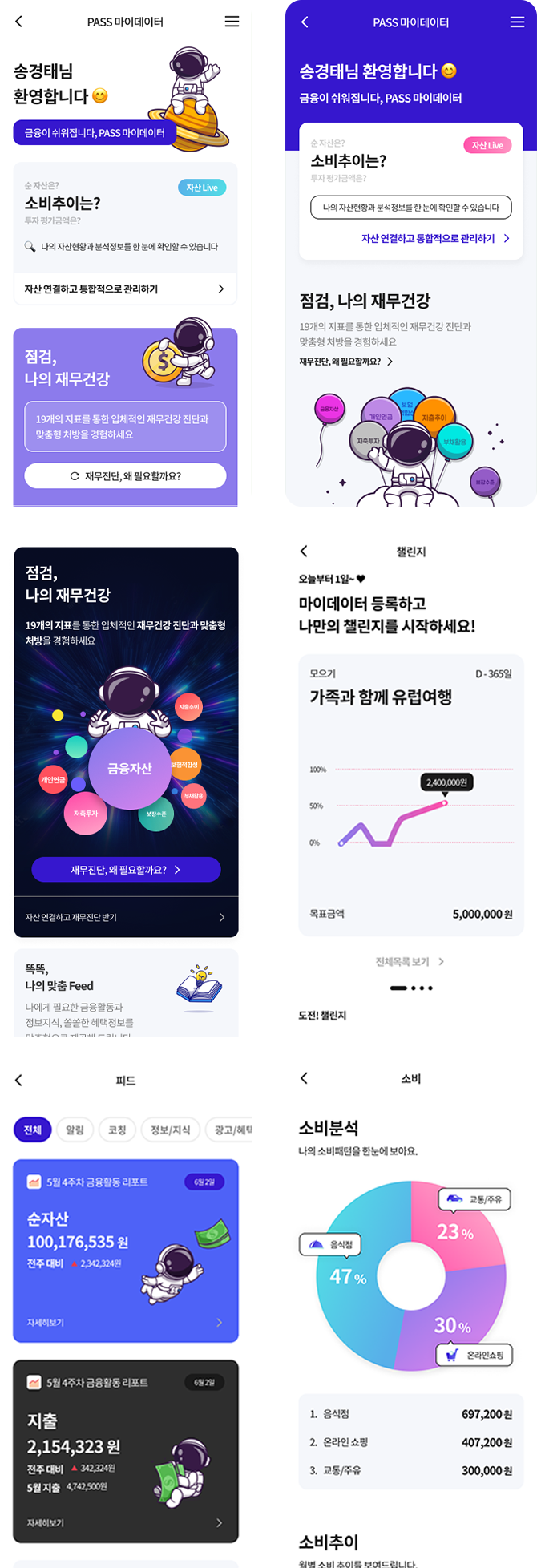 패스 Mobile 서브페이지