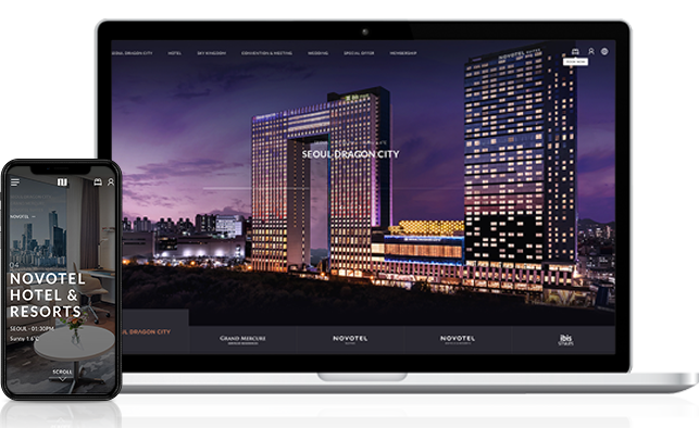 드래곤시티 PC/Mobile 웹페이지